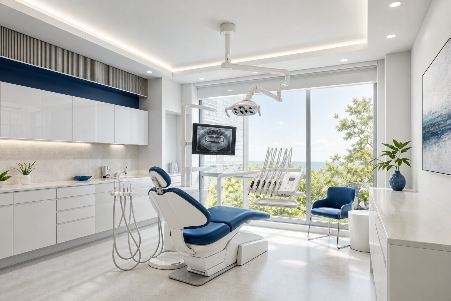 Dental operatory interior